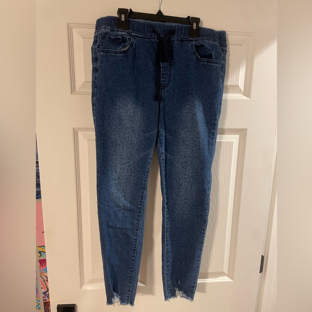 YMI Dark Blue Ankle Jeans